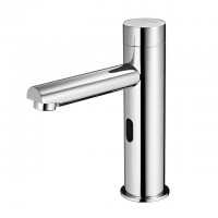 HUIDA manufacturer Construction material polished surface brass material single function basin sensor faucet