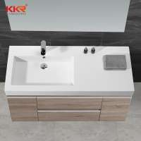 Single Hole Acrylic Basin New Design White Color Acrylic Material Wash Basin for Wholesale