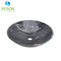 Natural stone marble garden wash basin