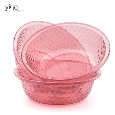 Ready To Ship Plastic Hand Wash Basin Colored Thick Durable Round Bathroom Hand Wash Plastic Basin