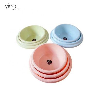 Ready to Ship 3Size Suitable For Home Use Three Sizes Plastic Wash Round Basin Foot/Vegetable/Fruit Wash Basin